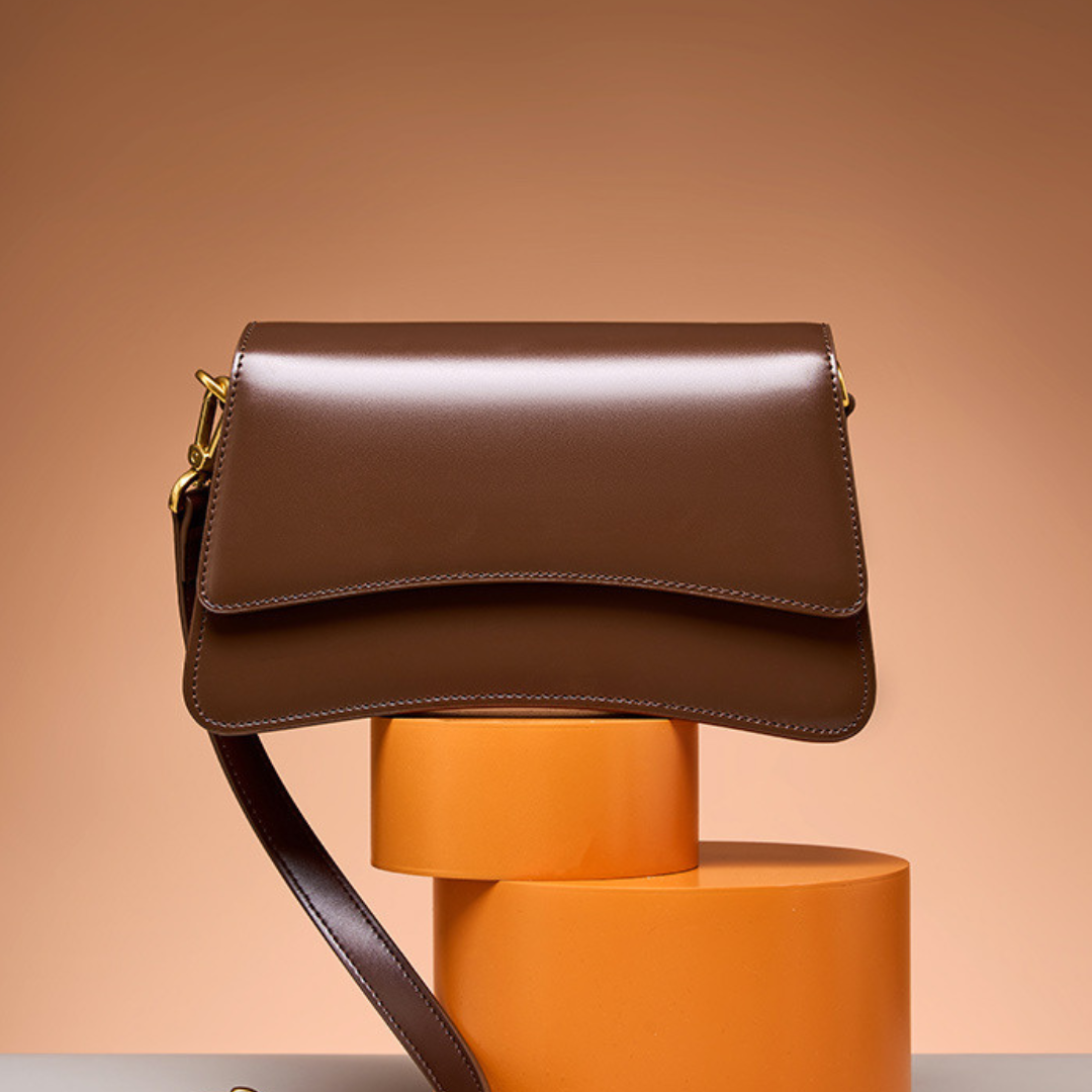 Britney Sleek Leather Shoulder Bag