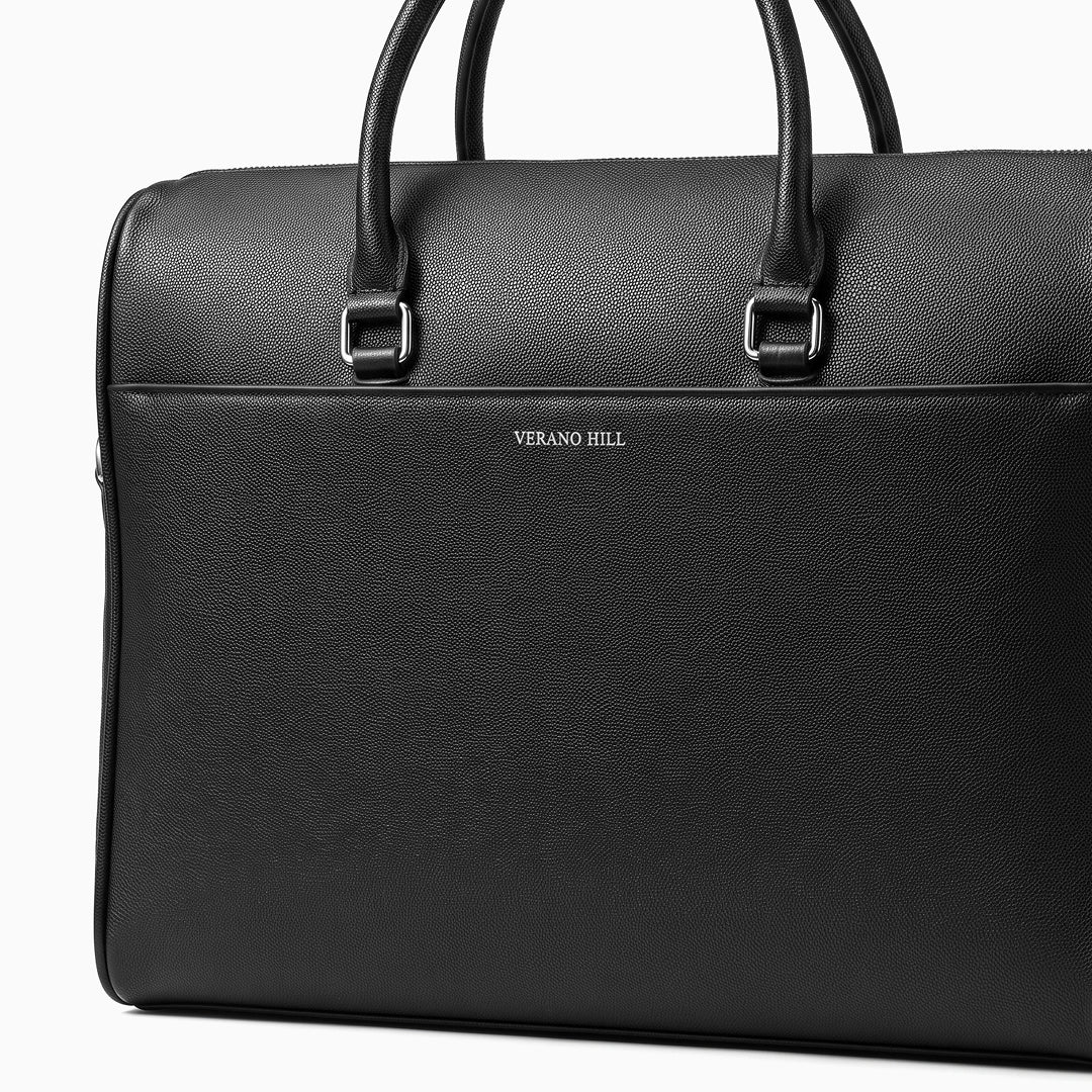Grained Leather Briefcase