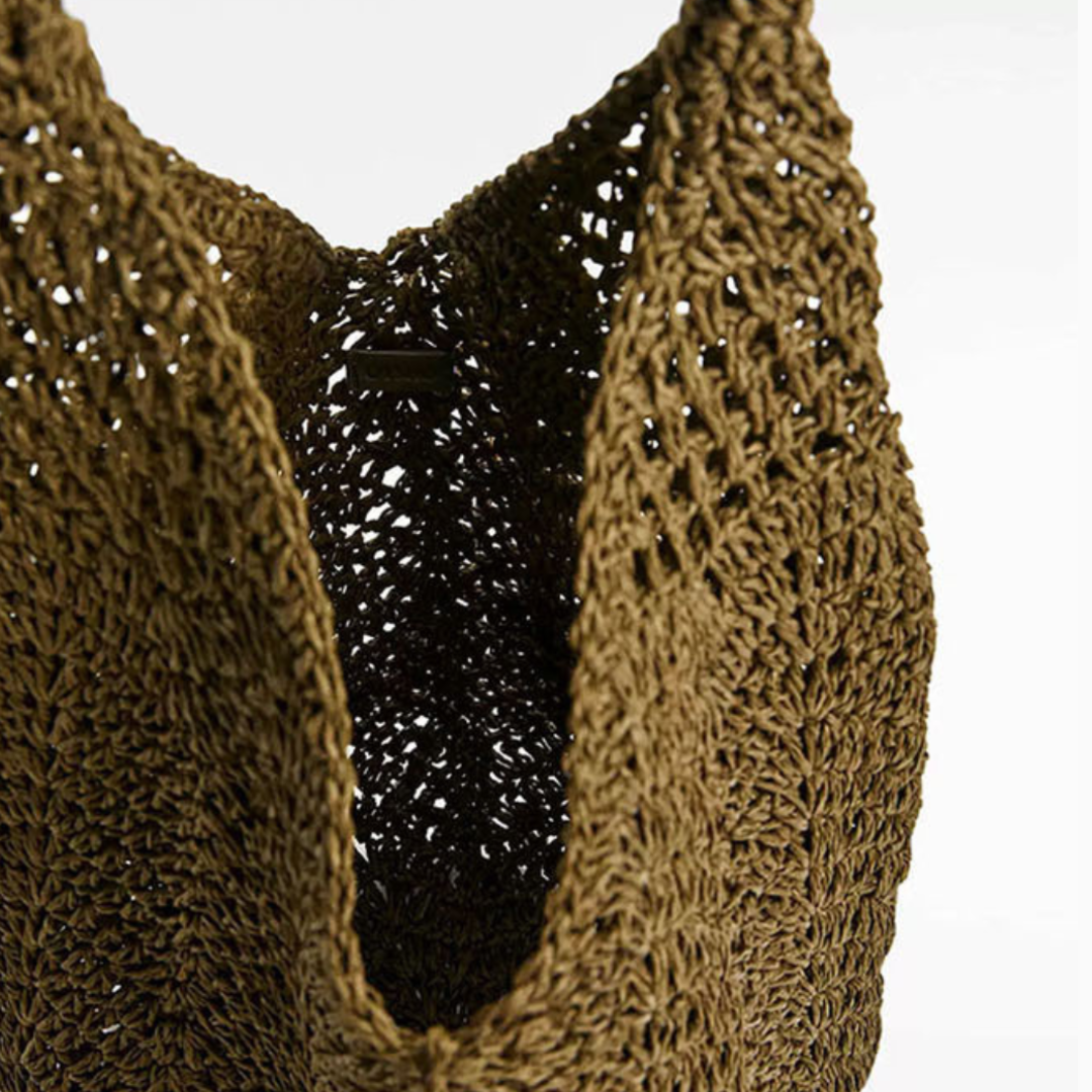 Raya Straw Sling Shoulder Bag