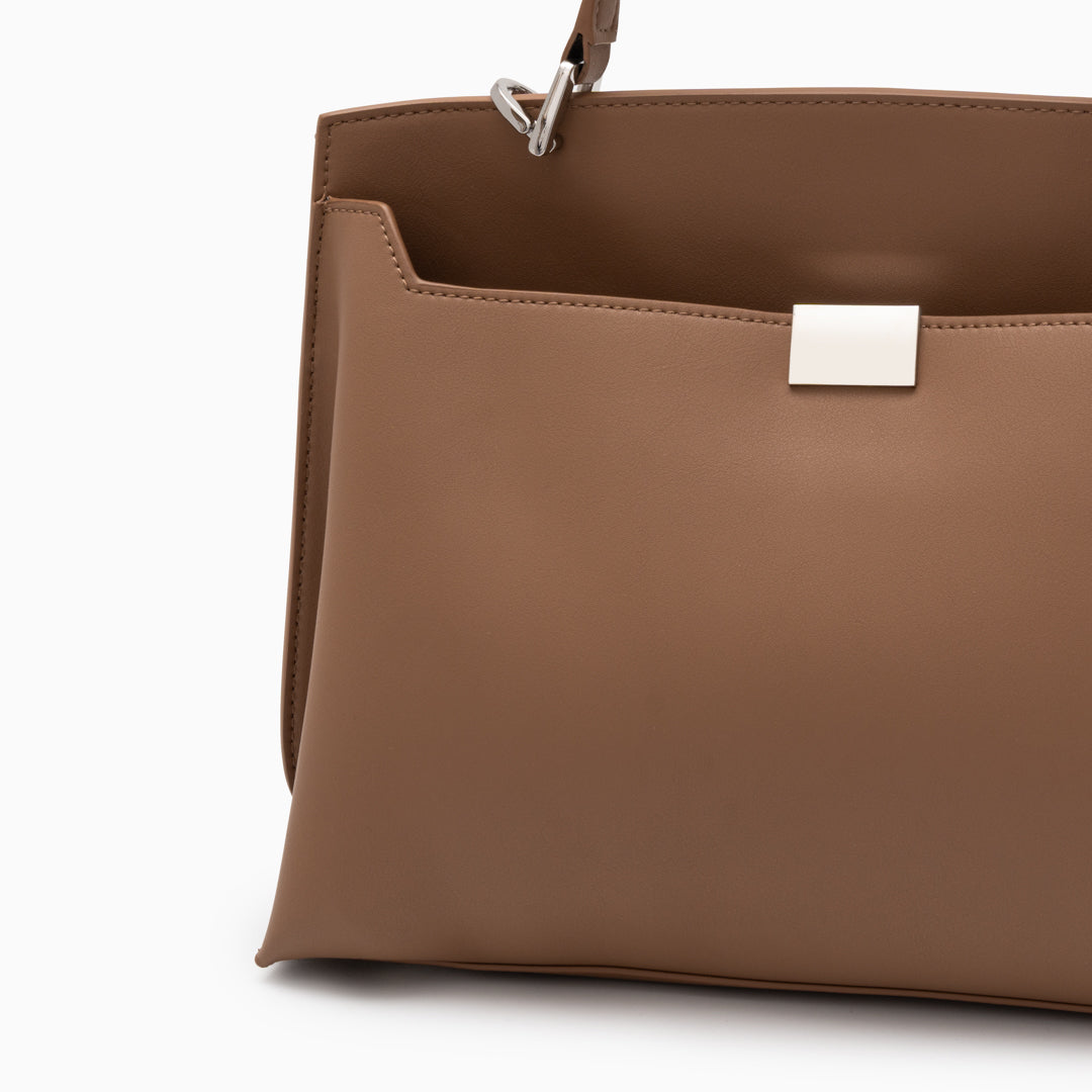 Dalphine Soft-Structured Leather Tote